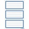 Herma 5798 - Panneaux Livre et Cahiers, Bord Bleu, 18 etiquettes