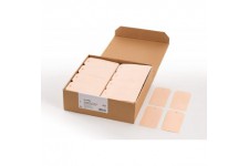 Herma 6024 Lot de 1000 etiquettes a  suspendre avec oe“illet 60 x 120 mm (Marron)