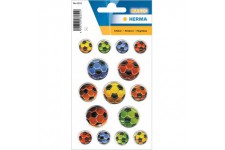 Sticker Herma Magic, multicolores Ballons de football grave, PG/1bl