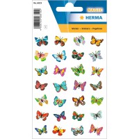 decoratives Label Magic Papillons, Glittery 1 Sheet