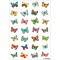 decoratives Label Magic Papillons, Glittery 1 Sheet