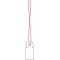 6919 1000piece(s) Rouge, Blanc etiquette Non-adhesive