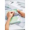 HERMA Rouleau de film adhesif de protection pour livre (1 m x 40 cm, autocollant, brillant) transparent 7001