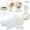 HERMA Rouleau de film adhesif de protection pour livre (1 m x 40 cm, autocollant, brillant) transparent 7001