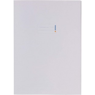 Lot de 10 : HERMA 7044 Protege-cahiers en papier recycle epais et couleurs riches pour cahiers d'ecole Blanc Format A4