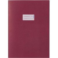 HERMA 7047 Protege-cahier A4 avec zone d'etiquetage en papier recycle et couleurs riches, couverture pour cahiers scolaires, bor