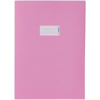 Lot de 10 : HERMA 7048 Protege-cahier A4 avec zone d'etiquetage en papier recycle et couleurs riches