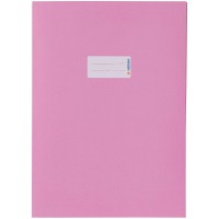 Lot de 10 : HERMA 7048 Protege-cahier A4 avec zone d'etiquetage en papier recycle et couleurs riches