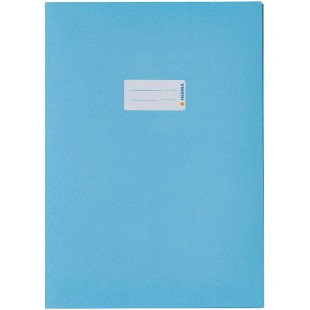 Lot de 10 : HERMA 7066 Protege-cahier A4 avec zone d'etiquetage en papier recycle et couleurs riches, couverture pour cahiers sc