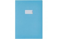 Lot de 10 : HERMA 7066 Protege-cahier A4 avec zone d'etiquetage en papier recycle et couleurs riches, couverture pour cahiers sc