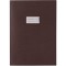 Lot de 10 : HERMA 7097 Protege-cahier en papier recycle epais et couleurs riches pour cahiers d'ecole Marron Format A4