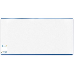 Herma Protege livre Enveloppe/Classic, en plastique transparent, bord bleu, 1 piece 235 x 440 mm