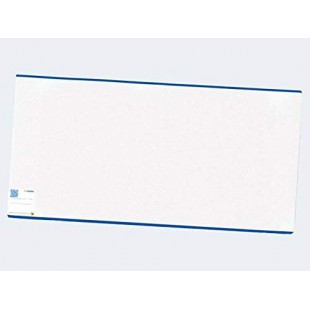 Herma - jaquette pour livres rex h240 x l520 mm transparente en pp avec protection des bords en ruban rouge avec eti