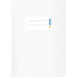 Protege-cahier Herma dimension A5 couvert en plastique - Structure en velours - 1 piece 5 gedeckt mit Baststruktur, 