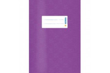 Protege-cahier Herma dimension A5 couvert en plastique - Structure en velours - 1 piece 5 gedeckt mit Baststruktur, 