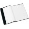 Protege-cahier Herma dimension A5 couvert en plastique - Structure en velours - 1 piece 5 gedeckt mit Baststruktur, 