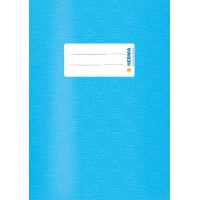 Protege-cahier Herma dimension A5 couvert en plastique - Structure en velours - 1 piece 5 gedeckt mit Baststruktur, 