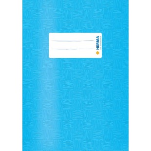Protege-cahier Herma dimension A5 couvert en plastique - Structure en velours - 1 piece 5 gedeckt mit Baststruktur, 