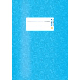 Protege-cahier Herma dimension A5 couvert en plastique - Structure en velours - 1 piece 5 gedeckt mit Baststruktur, 