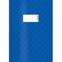 Lot de 25 : Herma - 7443 - protege cahier en plastique A4 avec revetement velours 4 recouvert de structure liberienne - bleu fon