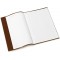Lot de 25 : Intercalaires Herma en plastique A4 avec revetement velours 4 gedeckt mit Baststruktur, 1 Stuck marron