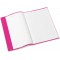 Lot de 25 : protge- cahier, format A4, en PP, couverture rose