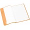 Lot de 25 : Herma Protege-cahier en plastique Format A4, 1 piece orange