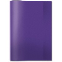 Lot de 25 : Herma Protege-cahier en plastique Format A4, 1 piece violett