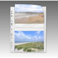HERMA 250x Pochettes transparentes Fotophan A4, pour 13x18cm