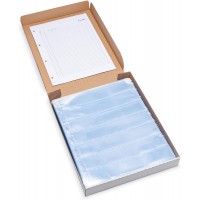 Herma Lot de 100 Pochettes perforees Transparent