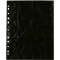 Herma 7784 Pack de 10 feuilles de pochettes pour photos 90 x 130 mm orientation paysage (Noir)