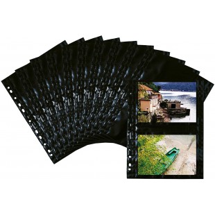 Herma pochettes photo Transparent/Noir No.7787 - 13x18 cm