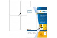 Herma Special A4 99.1x139mm Transparent Crystal Transparent Etiquette (Lot de 100)