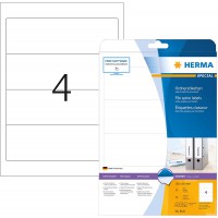 Herma 8621 etiquettes classeur 192 x 61 A4 40 pieces Blanc