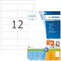 Herma 8628 etiquettes 97 x 42,3 Premium A4 120 pieces Blanc