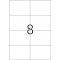 Herma 8645 etiquettes 105 x 74 Premium A4 80 pieces Blanc