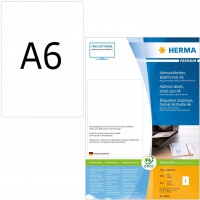 Herma Premium Papier Laser pour Imprimante Laser Jet d'encre/Imprimante Couleur A6 105x148 mm 800 pages Blanc