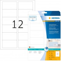 Herma 8842 etiquettes jet d'encre 88,9 x 46,6 A4 300 pieces Blanc