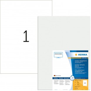 HERMA 9544 etiquette auto-collante Rectangle Blanc 40 piece(s)