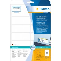 Herma 10017 etiquettes movables/amovibles 99,1 x 42,3 A4 300 pieces Blanc