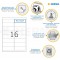 Herma 10309 etiquettes movables/amovibles 99,1 x 33,8 A4 1600 pieces Blanc