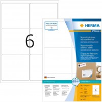 Herma 10317 etiquettes movables/amovibles 99,1 x 93,1 A4 600 pieces Blanc