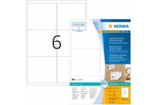 Herma 10317 etiquettes movables/amovibles 99,1 x 93,1 A4 600 pieces Blanc