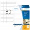 Herma 10901 etiquettes super adhesives 35,6 x 16,9 A4 2000 pieces Blanc