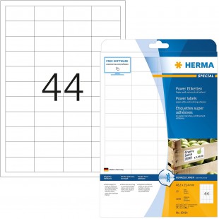 Herma Special A4 48.3x25.4mm Power Etiquette - Blanc (Lot de 1100)