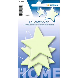 HERMA reflechissant Stickers, Permanent Tenir, 5 Fluorescent Stickers par lot