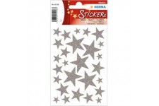 Magic Sticker de Noel Motif etoiles argentees