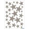 Magic Sticker de Noel Motif etoiles argentees