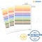 Herma 15238 etiquettes pour Stylos (en Papier, 10 X 46 mm, Permanent Autocollant pour enfants) 60 Pieces, Plusieurs 