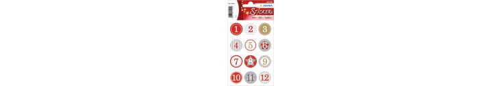 Stickers De Noel, Calendrier De L'Avent